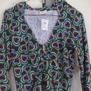 Charlotte Russe  Dark Brown Multi Color Hoodie